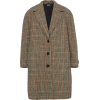 Miu Miu Padded Plaid Coat - Куртки и пальто - 