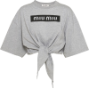 Miu Miu crop t-shirt - T-shirts - $1,290.00 