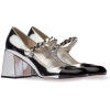 Miu Miu metallic two-tone leather pumps - Classic shoes & Pumps - $930.00  ~ £706.81