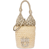 Miu Miu straw mesh bucket bag - Bolsas pequenas - 