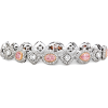 Mixed Shape Fancy Pink Diamond Bracelet - Zapestnice - 