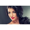 Model w/Black Hair and Red Lipstick - Passarela - 