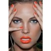 Model w/Orange Nails - Catwalk - 