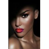 Model with Orange and Purple Lipstick - Ostalo - 