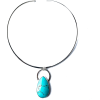 Modern Bohemian Turquoise Choker - Necklaces - $153.00  ~ £116.28