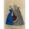 Modes de Paris 1841 fashion plate - 插图 - 