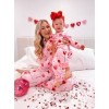 Mom and baby pj set Valentine - Pižame - 