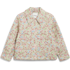 Monki Pink floral cropped padded jacket - Jacket - coats - $60.00 