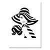 Monochrome stripes - Иллюстрации - 