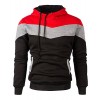 Mooncolour Mens Novelty Color Block Hoodies Cozy Sport Outwear - Camicie (corte) - $16.99  ~ 14.59€