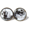 Moon earrings Etsy - Aretes - 