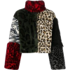 Moschino Animal Print Cropped Jacket - Puloverji - 