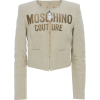 Moschino Cropped Linen jacket - Jaquetas e casacos - 