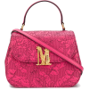 Moschino M floral-print tote bag - ハンドバッグ - 