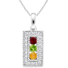 Mother's Dangling Pendant - Necklaces - $599.99 