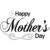 Mothers Day - 插图用文字 - 