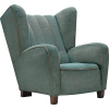 Märta Blomstedt wingback chair 1940s - Furniture - 