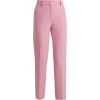 Msgm Mid-rise crepe trousers - Spodnie Capri - 