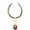 Multi Colored BIB Necklace - Halsketten - 