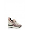 Multi Textured Striped Platform Sneakers - Sneakers - $29.99  ~ £22.79
