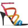 Multicolored leather sandals - Sandale - 