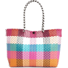 Multicoloured Woven Shopper Bag - 手提包 - 
