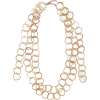  Multi-strand metal necklace - Colares - 