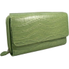 Mundi Moc Croc My Big Fat Wallet with Calculator - In Choice of Colors Apple Green - Brieftaschen - $19.89  ~ 17.08€