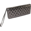 Mundi Quilted Lux Wristlet Clutch Pewter - Clutch bags - $12.77  ~ £9.71