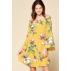 Mustard Off-the-shoulder Woven Loose-fit Dress - Dresses - $26.40  ~ £20.06