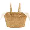 Muuñ Claudia mini straw basket bag - ハンドバッグ - 