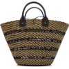 Muun Laurene Duca Striped Straw Tote - Hand bag - 