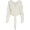NAADAM Pointelle Wrap Sweater - Majice - dolge - 