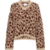 NANUSHKA Jamel V-neck giraffe intarsia c - Pullovers - 