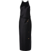 NANUSHKA black belted satin dress - ワンピース・ドレス - 
