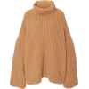 NANUSHKA knit brown oversized turtleneck - Puloverji - 