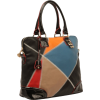 NARELLA Modern Stylish Colorful Bowler Bowling Handbag Satchel Tote Top Double Handle Shoulder Handbag Purse Bag - Hand bag - $29.50 