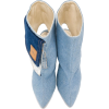 NATASHA ZINKO Washed Denim Pocket Ankle - Boots - $783.00 