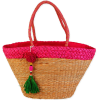 NATURAL STRAW SHOULDER TOTE - Bolsas pequenas - 