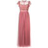 NEEDLE & THREAD flower appliqué dress - Vestiti - 