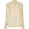 NEHERA pleated shoulder blouse - Long sleeves shirts - 