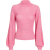 NICHOLAS Pink Blouson Sleeve Sweater Det - Puloverji - 