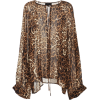 NILI LOTAN Acadia Leopard Silk Blouse - Hemden - kurz - 582.00€ 
