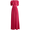 NO. 21  Ruched-sleeve frill-trimmed crep - Dresses - 