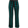 NO. 21  Striped kick-flare crepe trouser - Capri & Cropped - 