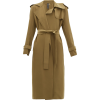 NORMA KAMALI  Raw-edged neoprene trench - Jacket - coats - 