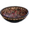 NOVICA Wood Batik Centerpiece Indonesia - Przedmioty - 