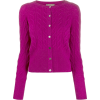 N.PEAL cable knit cardigan - Кофты - 