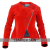 NWT Red Women Ladies Genuine Leather Jac - 外套 - $189.00  ~ ¥1,266.36