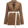 Nada single-breasted cotton-twill blazer - Куртки и пальто - £172.00  ~ 194.38€